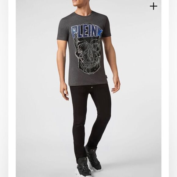 Philipp Plein round neck sequined skull t shirt - Picture 8 of 8